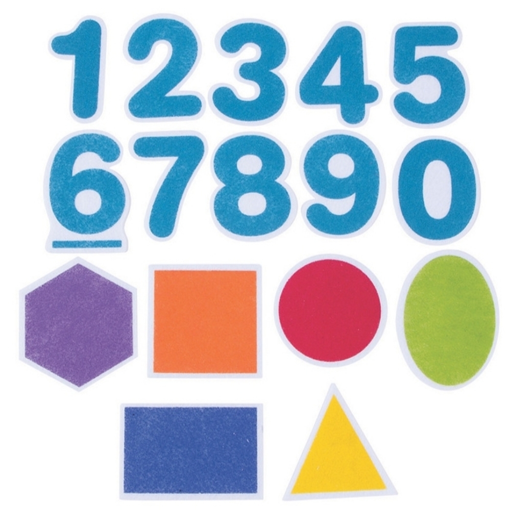 FELT Numbers & Shapes Set